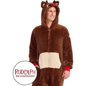 Tipsy Elves Reindeer Costume with Red and Cream Accents